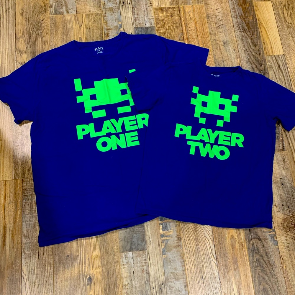 Daddy and Me/ Mommy and Me gamer t-shirts size Large